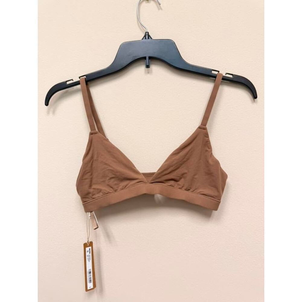 SKIMS FITS EVERYBODY Triangle Bralette - Jasper Size S NWT #1865